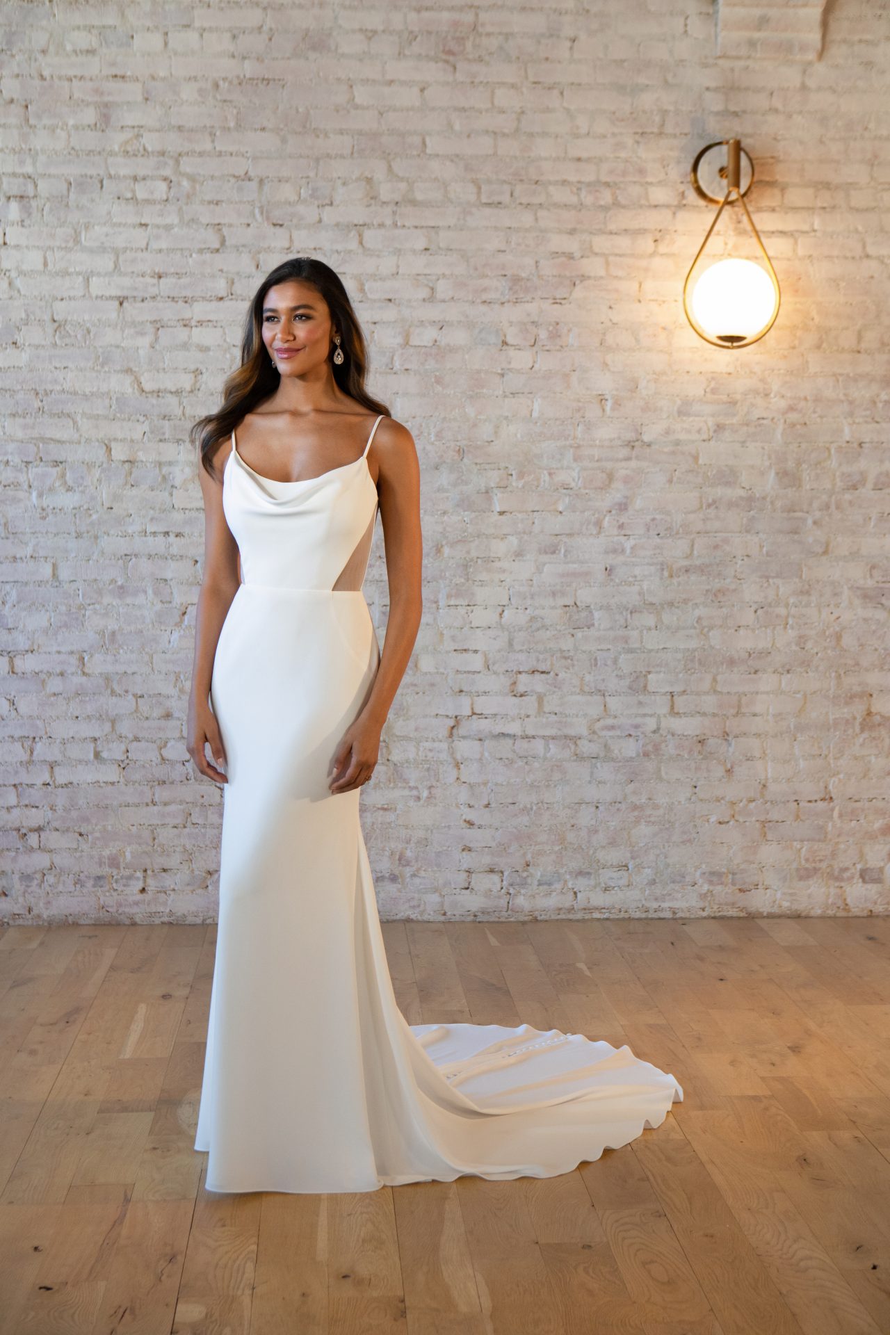 Stella York 7582 wedding dress in ivory/almond