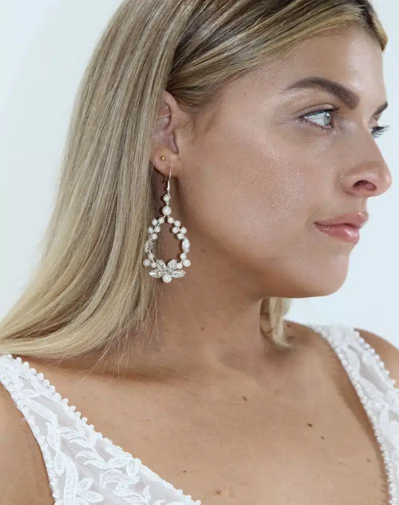 Peter Trends Bridal Chelsea teardrop earrings