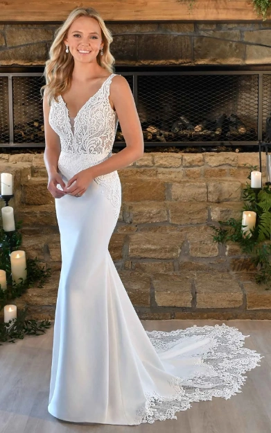 STella York 7478 wedding gown in ivory