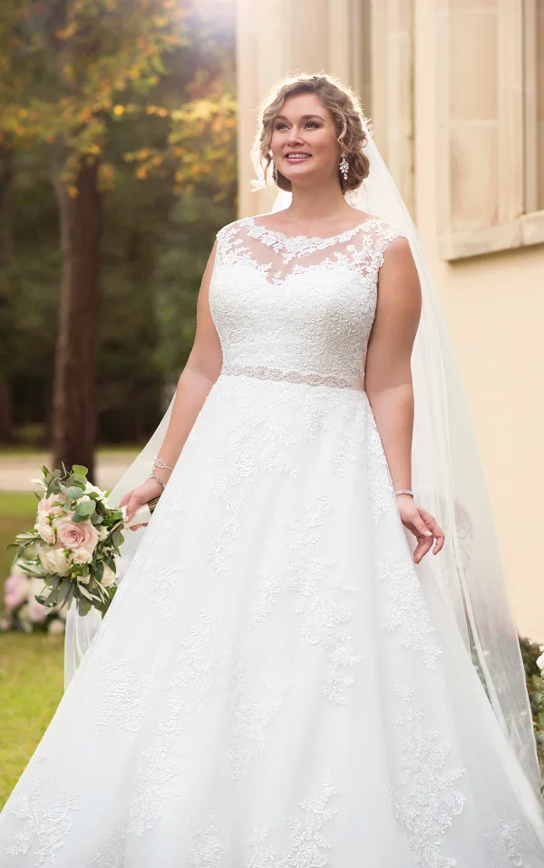 Stella York 6303 ballgown wedding dress in ivory