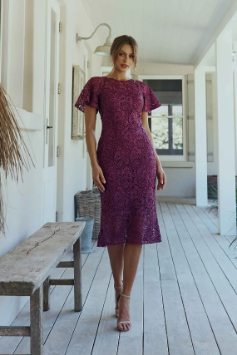 Clarissa MO2349 by Tania Olsen Designs. Mother of the Bride or Mother of the Groom dress in Berry