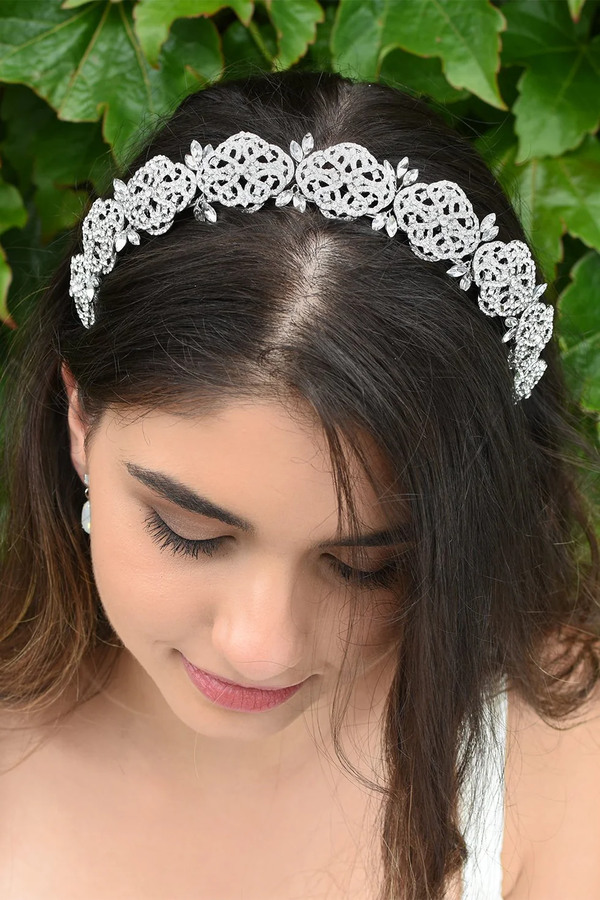 Meghan Bridal Headband WF444