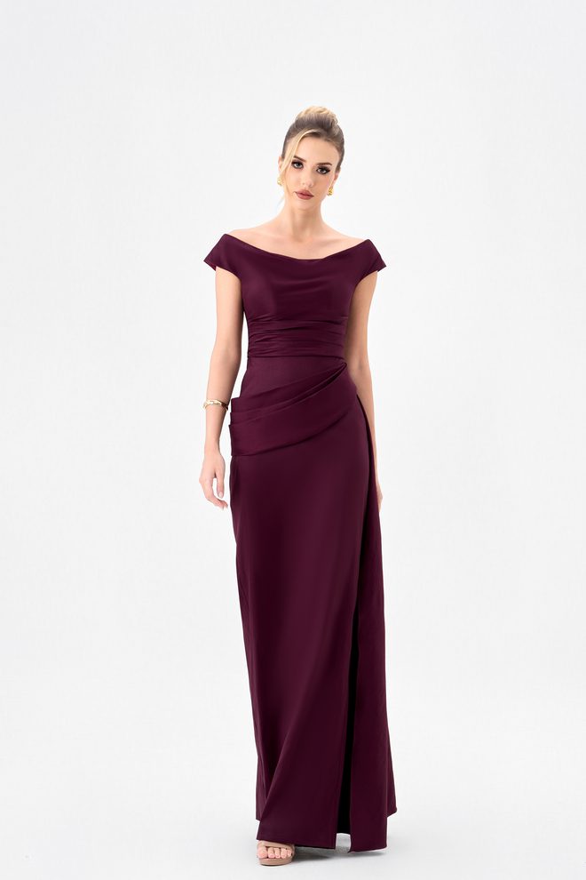 Wallace Off Shoulder Gown B85D0401 - Image 4
